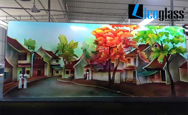 Mẫu tranh kính theo mệnh Thủy Mẫu tranh kính theo mệnh Thủy