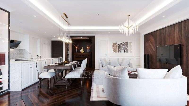 Khi nhìn thấy mẫu bàn ghế ăn cao cấp, tôi đã bị ấn tượng.